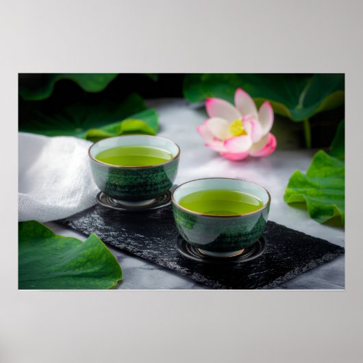 Poster Gyokuro - Green Tea - ZEN BUDDHISM (Devant)
