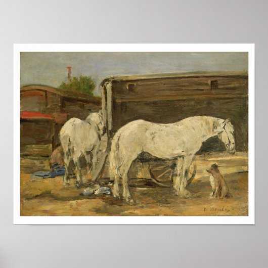 Poster Gypsy Horses, c.1885-90 (oil on canvas) (Devant)