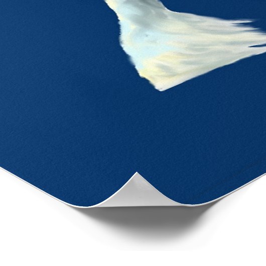 Poster Gypsy Vanner cheval, Élégance en mouvement (Coin)