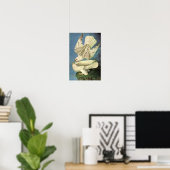 Poster Gyrfalcon, John James Audubon (Bureau à domicile)