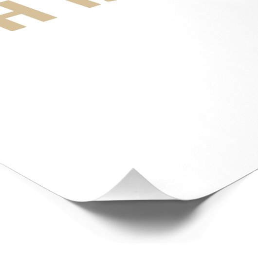 Poster H est pour Hérisson (Coin)