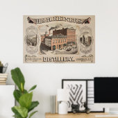 Poster H. & H. Reiners Distillery Building À Brooklyn, Ny (Bureau à domicile)