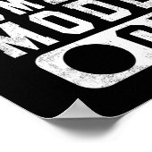 Poster H Humbug Mode On - Fun Christmas Grumpy Attitude  (Coin)