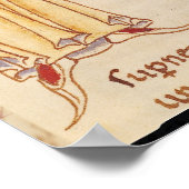 Poster 'H' initial sous la forme de deux jurés (Coin)