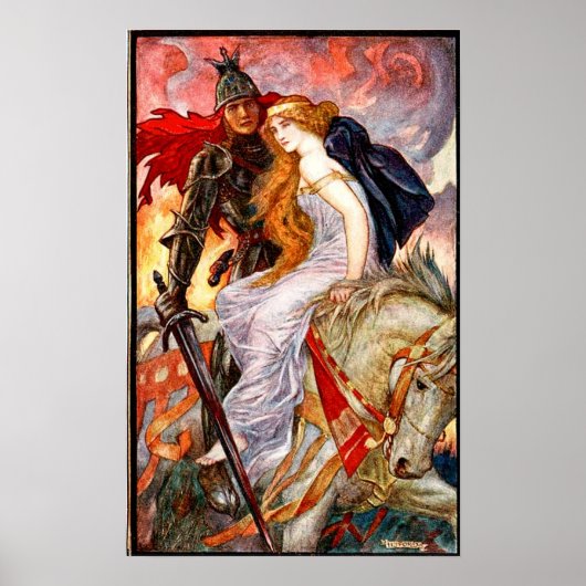 Poster H J Ford Illustration Vintage (Devant)