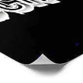 Poster H. Metal Translucide-Blanc (Coin)