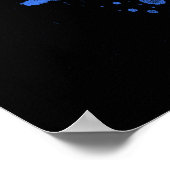 Poster H. P. Lovecraft Tribute (bleu) (Coin)