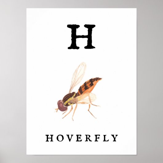 Poster "H" Papier d'affiche "H", papier d'affiche "Value" (Devant)