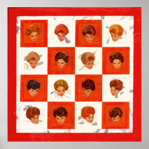 Poster Haarkleur bingo