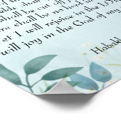 Poster Habakkuk 3:17,18 (Coin)