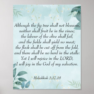 Poster Habakkuk 3:17,18