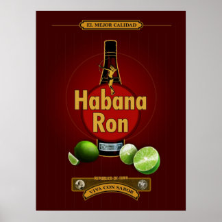 Poster Habana Ron