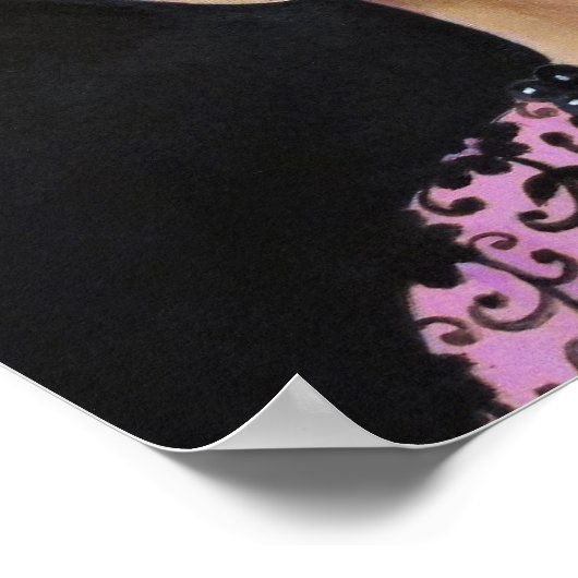 Poster Habillé de rose (Coin)