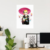 Poster Habille Yuka-chan par Akiko Higashimura (Bureau à domicile)