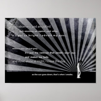Poster habitant de la grotte.