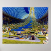 Poster Habitat de l'espace toroïdal du monde entier (Devant)