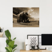 Poster Habitat pour l'humanité (Bureau à domicile)