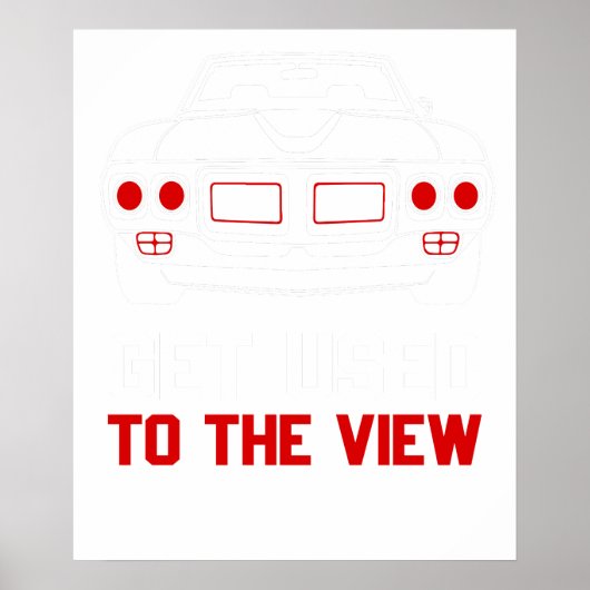 Poster habitué à la vue firebird (Devant)