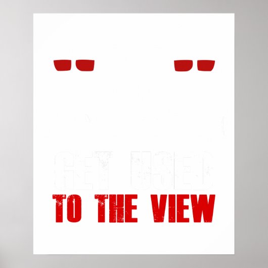 Poster habituer à la vue (Devant)