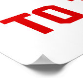 Poster habituer à la vue VW Beetle (Coin)