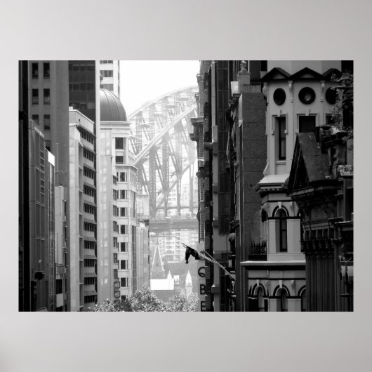 Poster Habour Bridge Vue 1b (Devant)