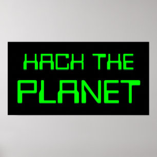 Poster hack the planet