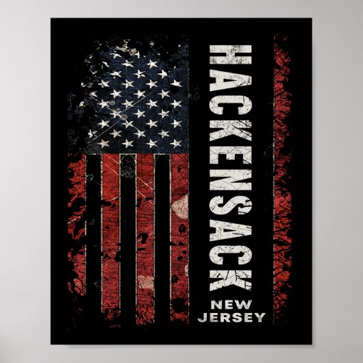 Poster Hackensack New Jersey (Devant)