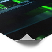 Poster Hacker de codage anonyme (Coin)