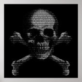 Poster Hacker Sket Crossbones (Devant)