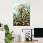 Poster Haeckel Palm Tree (Bureau à domicile)