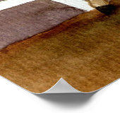 Poster Haflinger Horse Portrait (Coin)