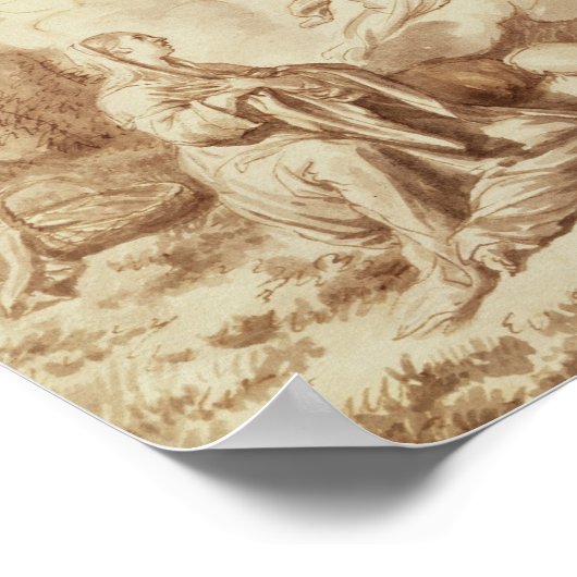 Poster Hagar dans le désert (Coin)