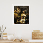 Poster Hagar et Ismael dans le désert (Cuisine)