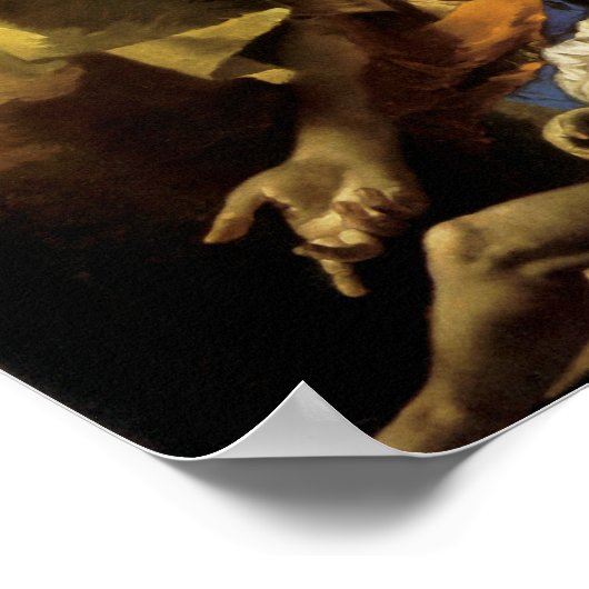 Poster Hagar et Ismael dans le désert (Coin)