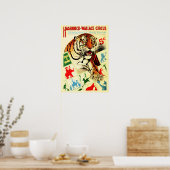 Poster HAGENBECK WALLACE CIRCUS Magazine Revue Couverture (Cuisine)