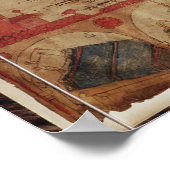 Poster Haggadah pour la veille de la Pâque (Coin)