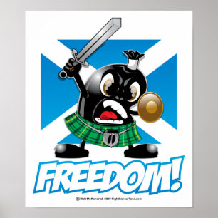 Poster Haggis Liberté