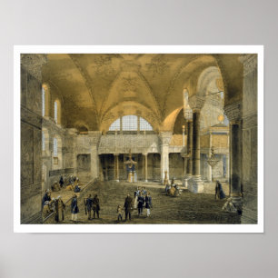 Poster Haghia Sophia, plat 9 : la nouvelle galerie