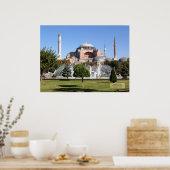 Poster Hagia Sofia - Istanbul, Turquie (Cuisine)
