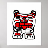 Poster haida Bear (Devant)
