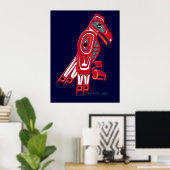 POSTER HAIDA EAGLE (Bureau à domicile)