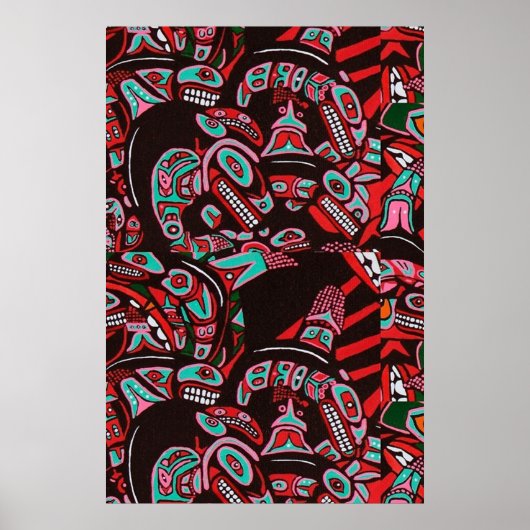 POSTER HAIDA KILLER WHALES (Devant)