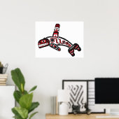 Poster Haida Orca (Bureau à domicile)
