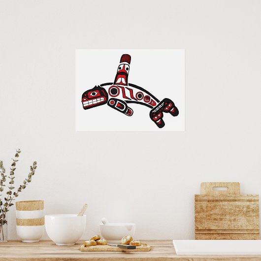Poster Haida Orca (Cuisine)