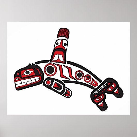 Poster Haida Orca (Devant)
