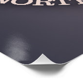 Poster Haies sombres (rd) (Coin)