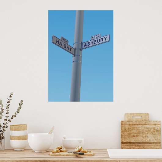 Poster Haight - Ashbury (Cuisine)