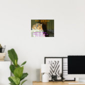 Poster Haiku du Hamster 1 (Bureau à domicile)