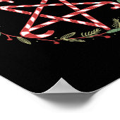 Poster Hail Père Noël Noël Krampus Vêtements (Coin)