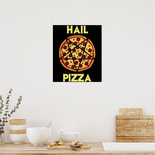 Poster Hail Pizza (Cuisine)